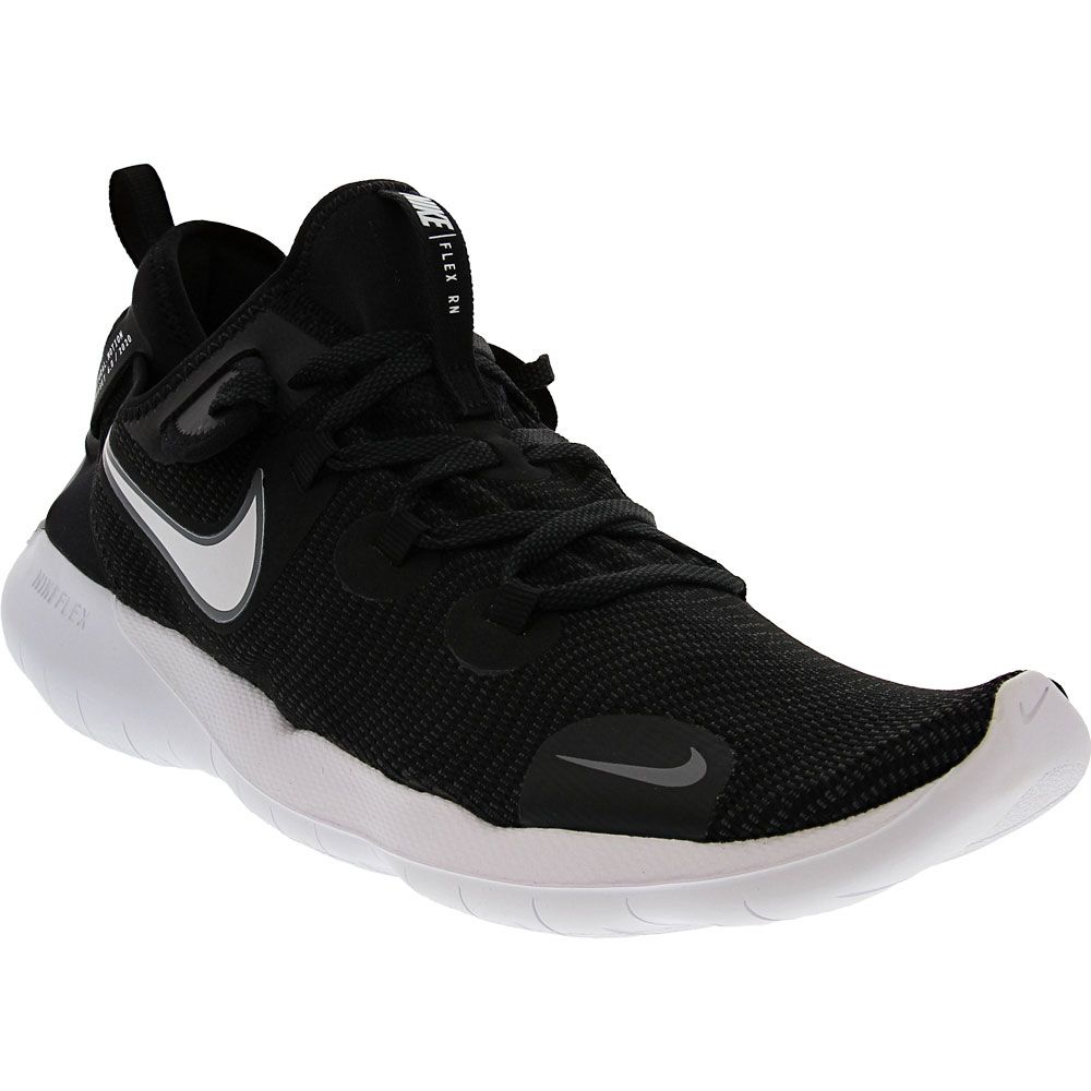 Nike Flex 2020 Running Shoes - Mens Black White Dark Smoke Grey