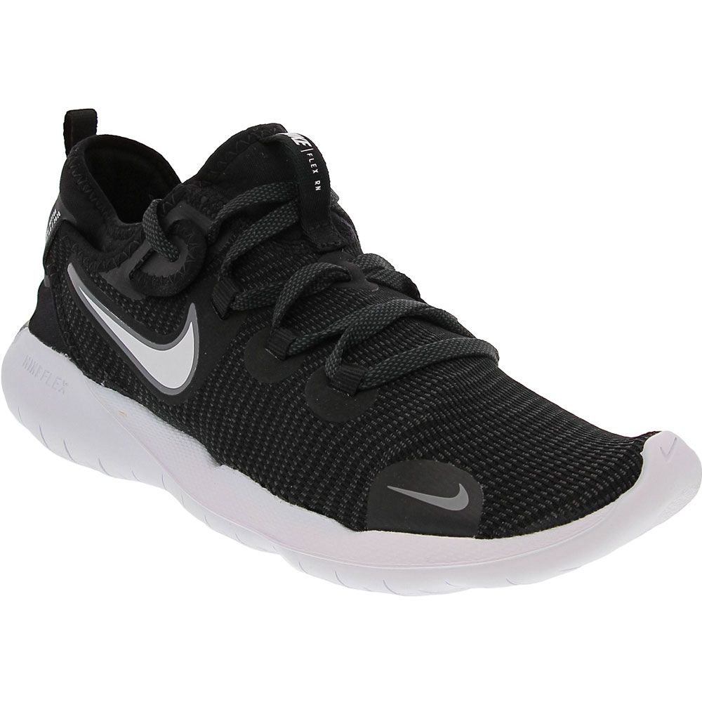 Nike Flex 2020 Run Running Shoes - Womens Black White Dark Smoke Grey