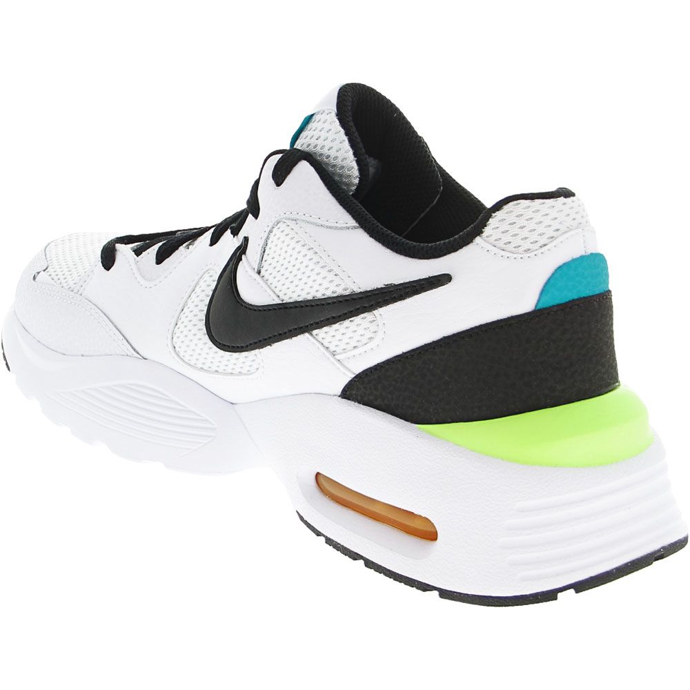Nike Air Max Fusion Lifestyle Shoes - Mens White Black Black Back View