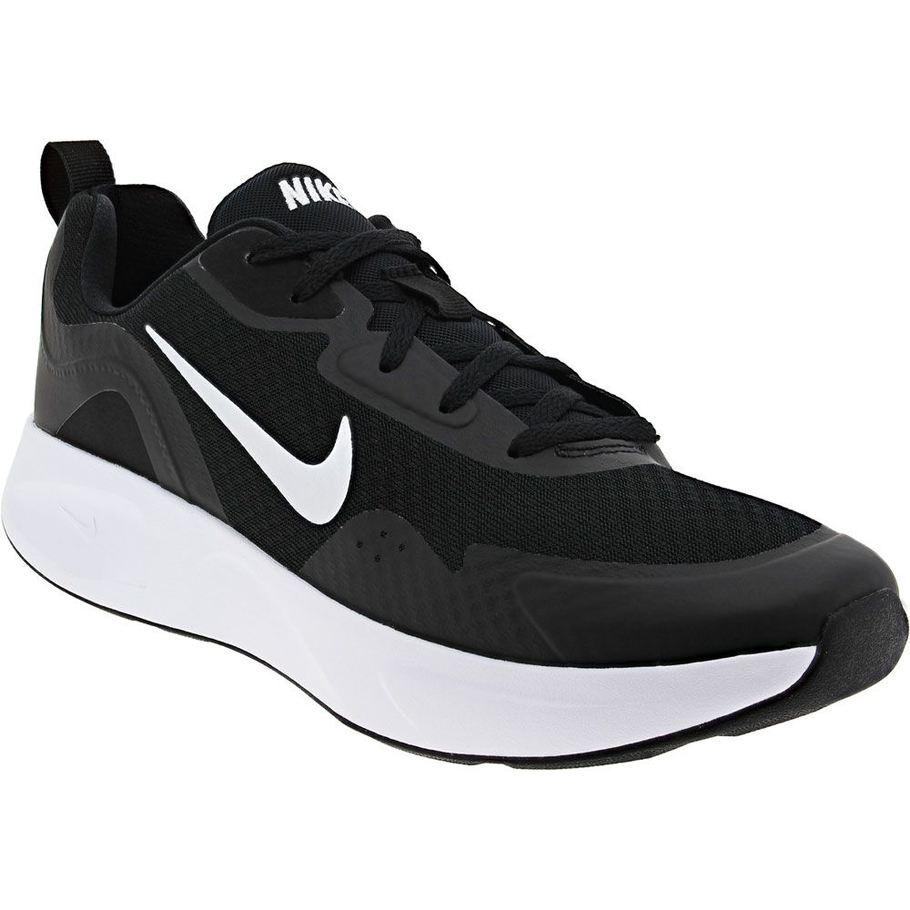 Nike Wear All Day Running Shoes - Womens Black Black White