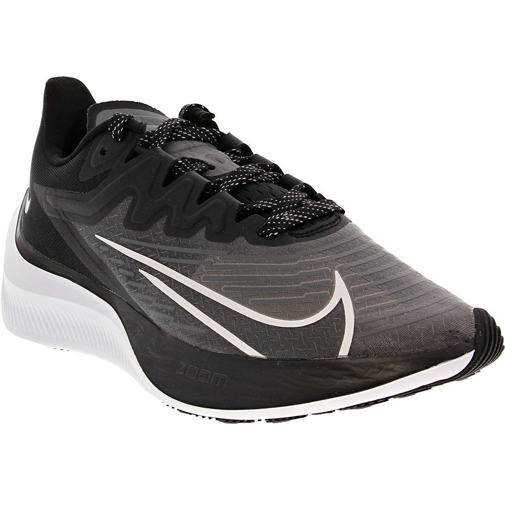 Nike Zoom Gravity 2 Running Shoes - Womens Black White Grey