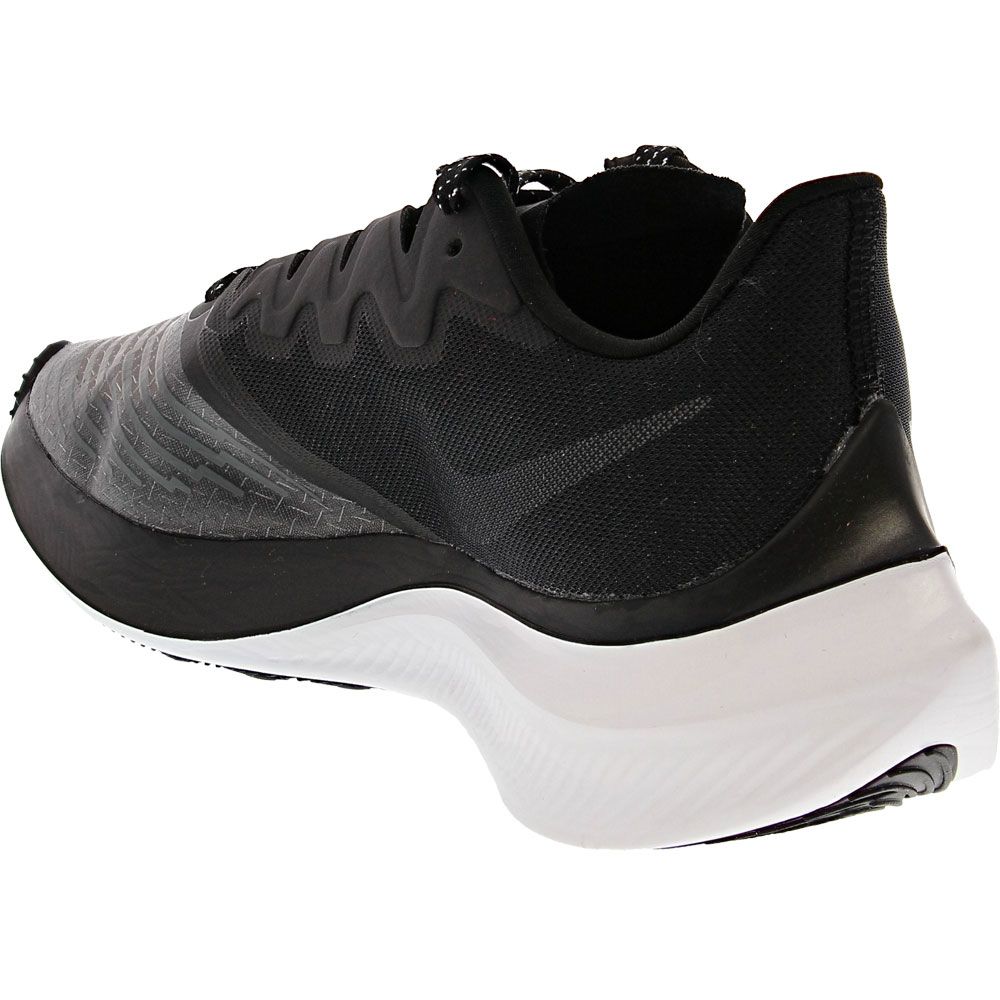 Nike Zoom Gravity 2 Running Shoes - Womens Black White Grey Back View