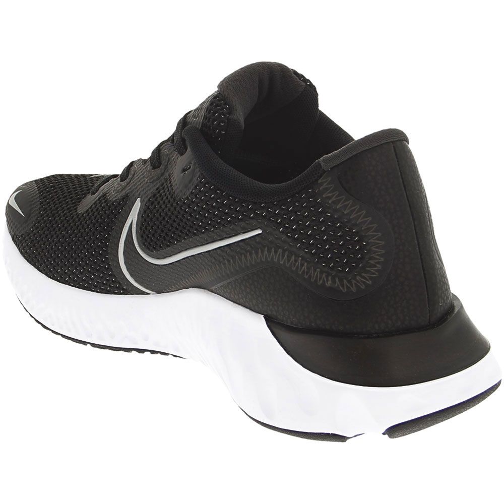 Nike Renew Run Running Shoes - Mens Black Black Grey Back View