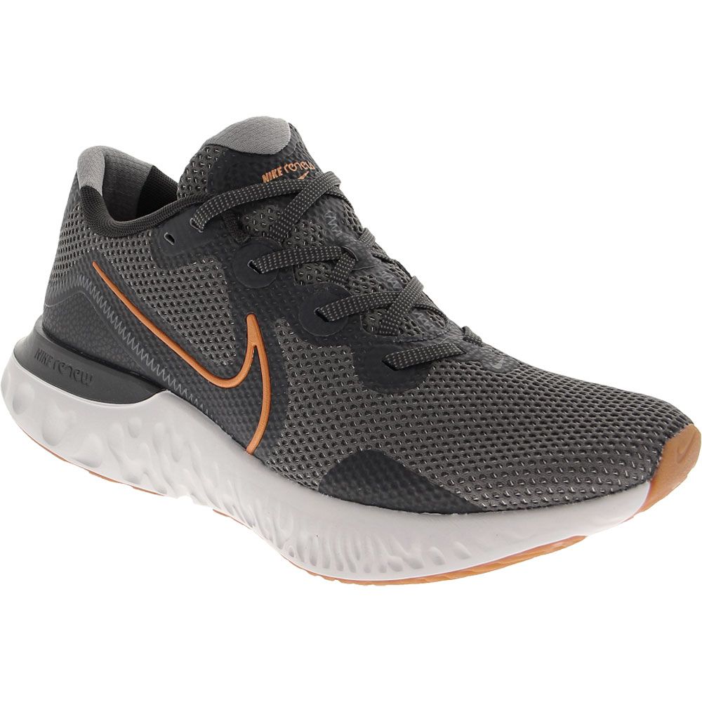 Nike Renew Run Running Shoes - Mens Iron Grey Metallic Copper