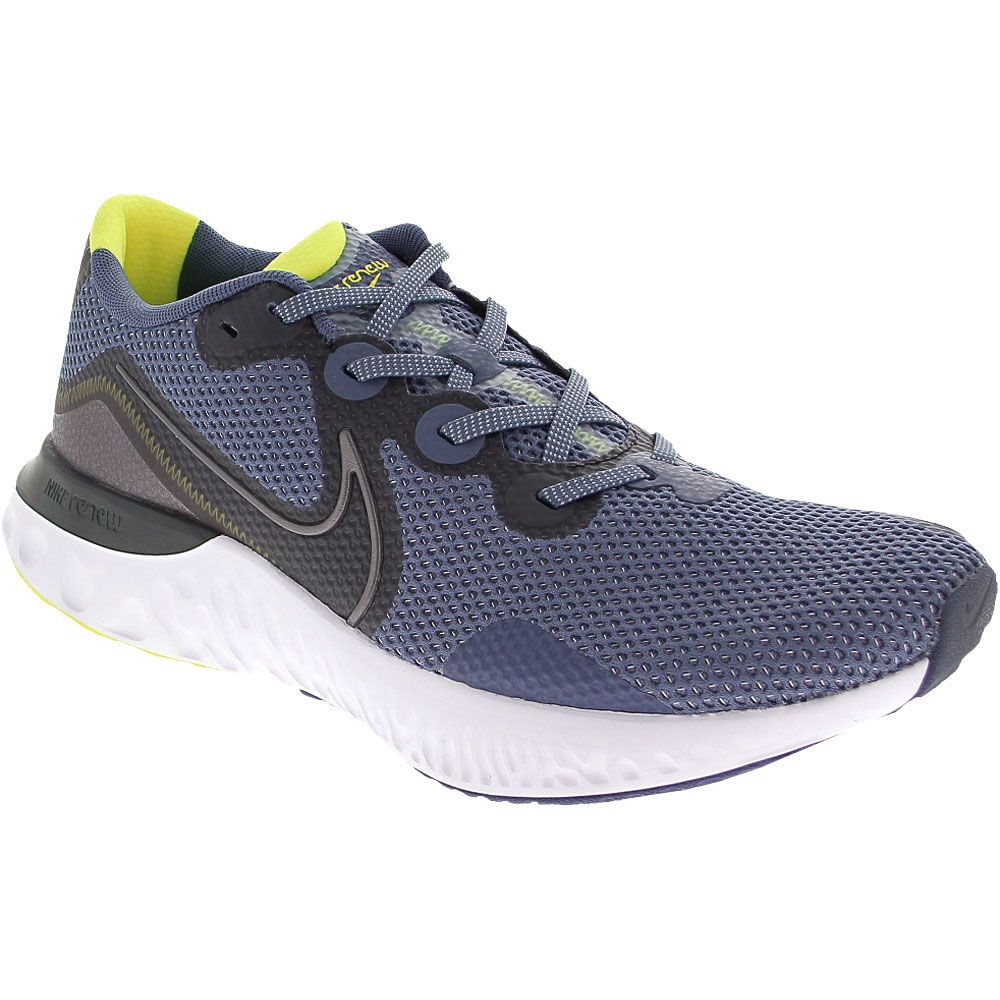 Nike Renew Run Running Shoes - Mens Diffused Blue Metallic Dark Grey