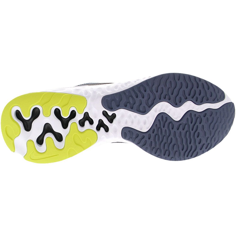 Nike Renew Run Running Shoes - Mens Diffused Blue Metallic Dark Grey Sole View
