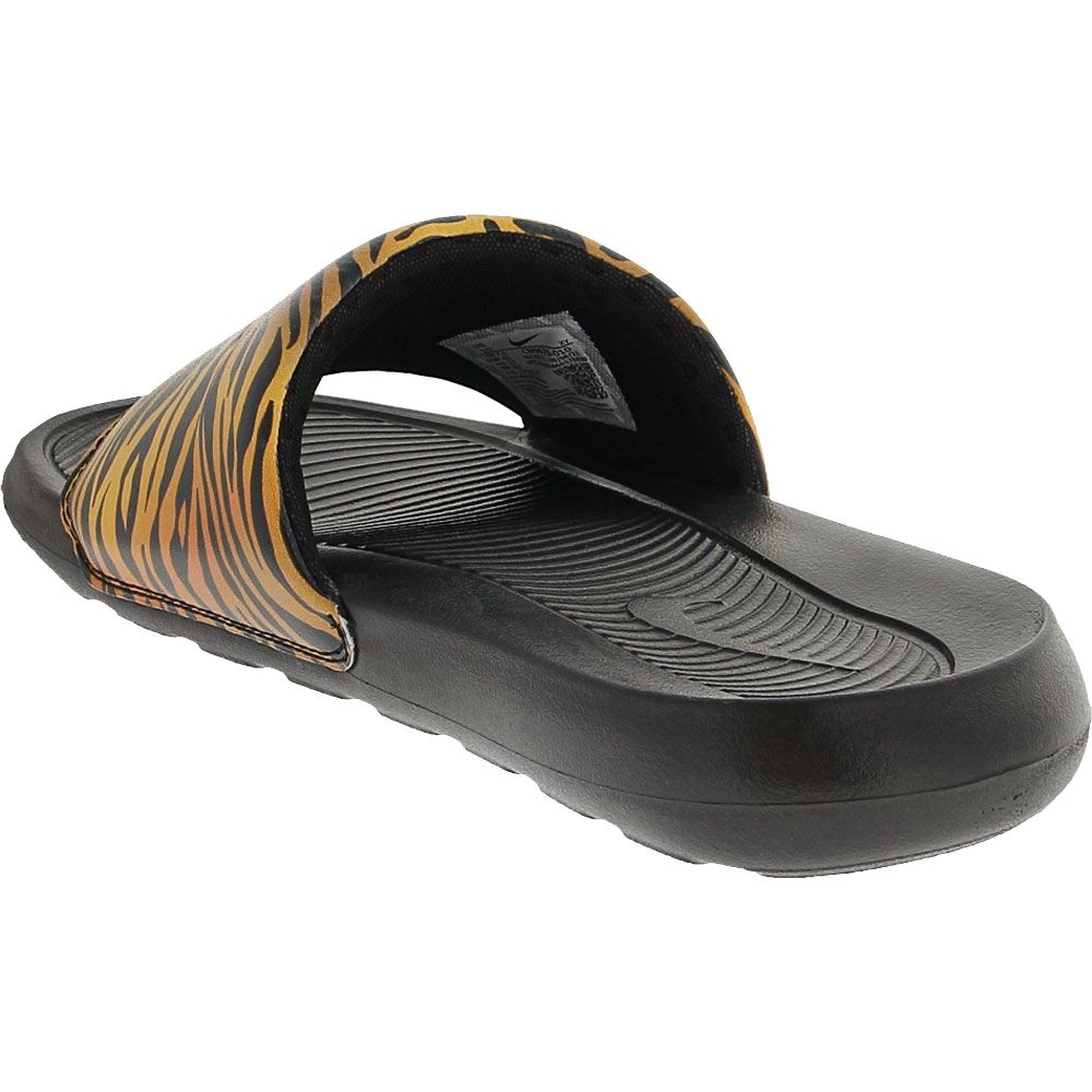 Nike Victori One Water Sandals - Womens Black White Black Back View