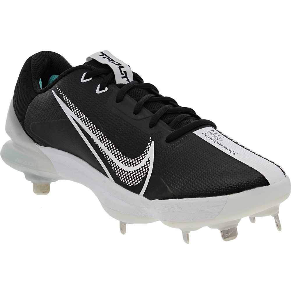 Nike Force Zoom Trout 7 Pro Baseball Cleats - Mens Black White