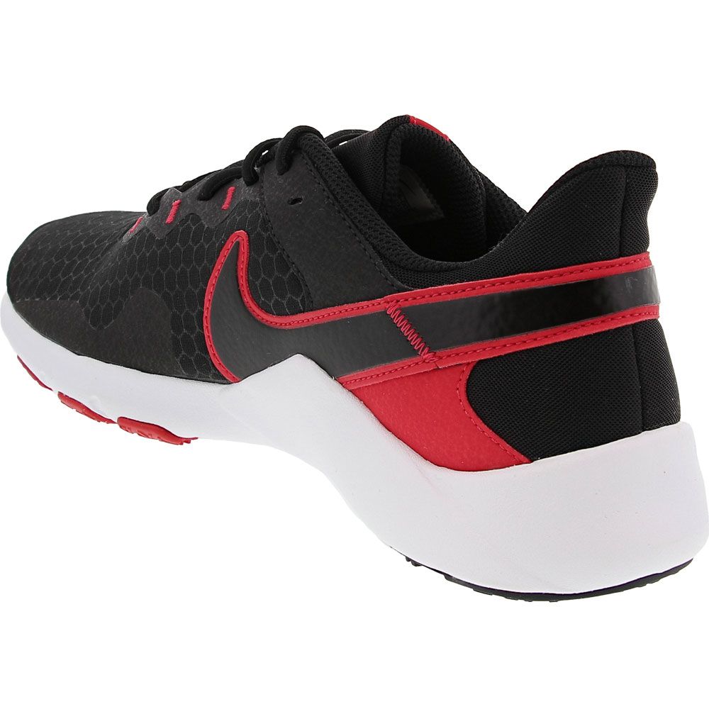 Nike Legend Essential 2 Training Shoes - Mens Black Red Back View