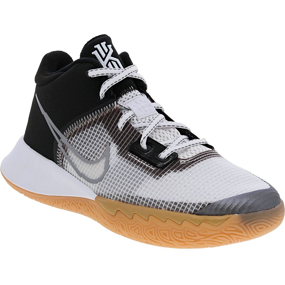 Nike Kyrie Flytrap 4 Gs Basketball - Boys Black Metallic Cool Grey White