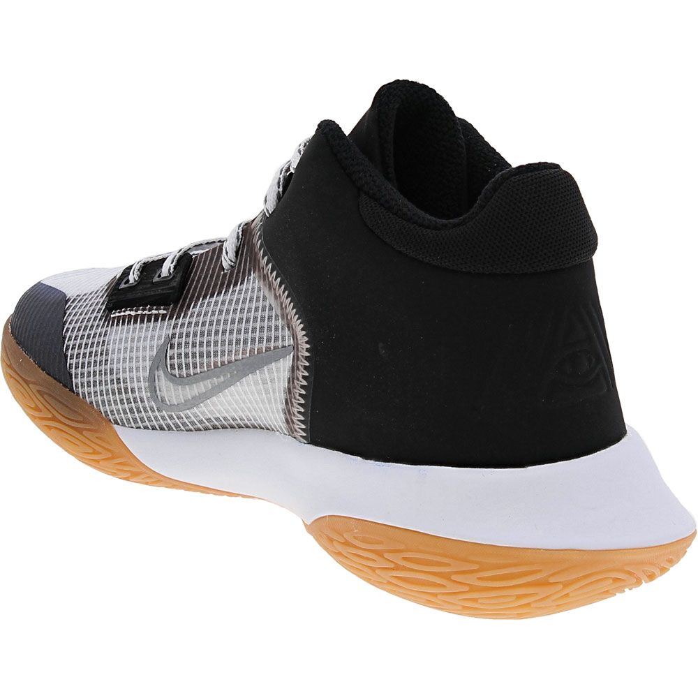 Nike Kyrie Flytrap 4 Gs Basketball - Boys Black Metallic Cool Grey White Back View