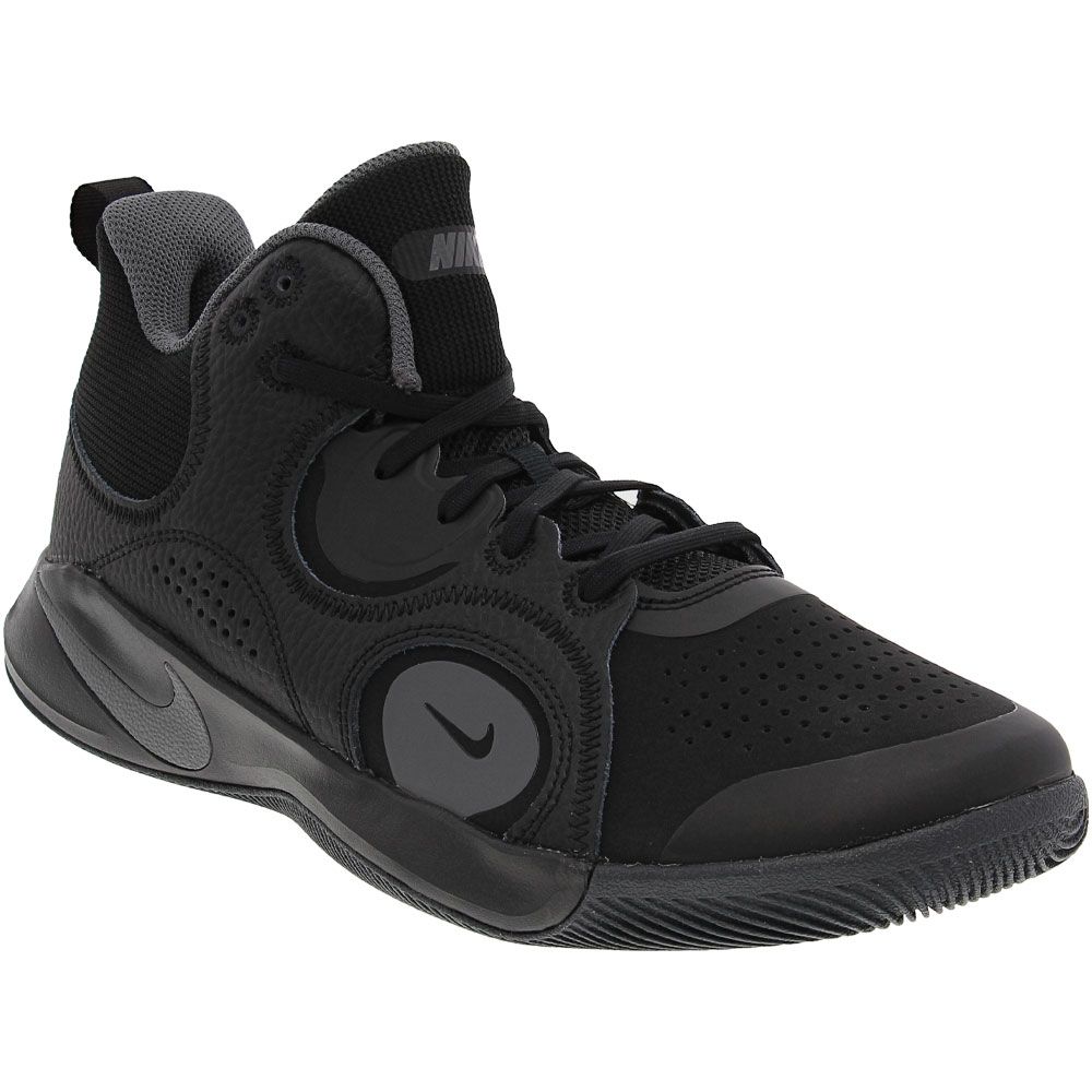 Nike Fly By Mid 2 Nbk Basketball Shoes - Mens Black Dark Grey Anthracite