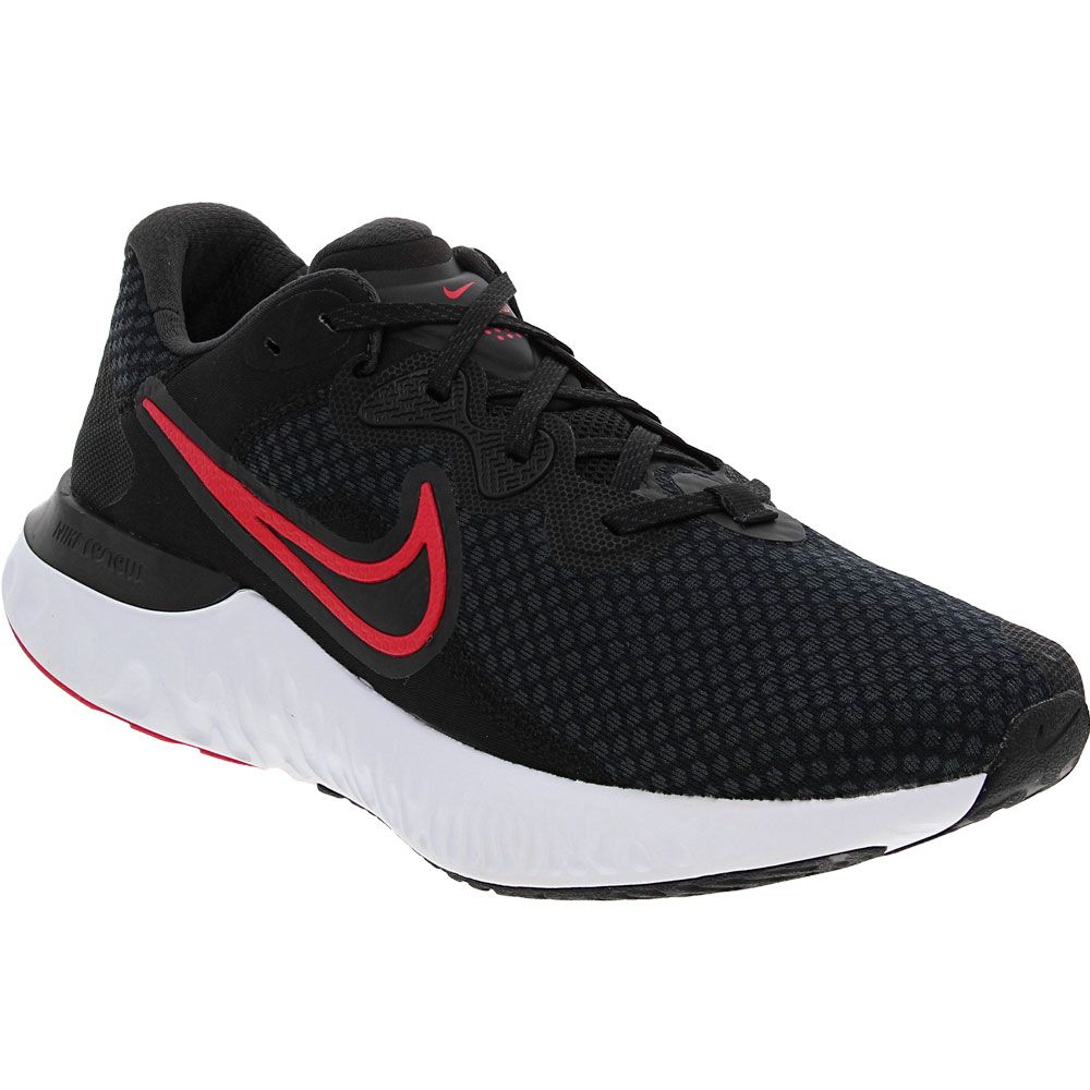 Nike Renew Run 2 Running Shoes - Mens Black Black White