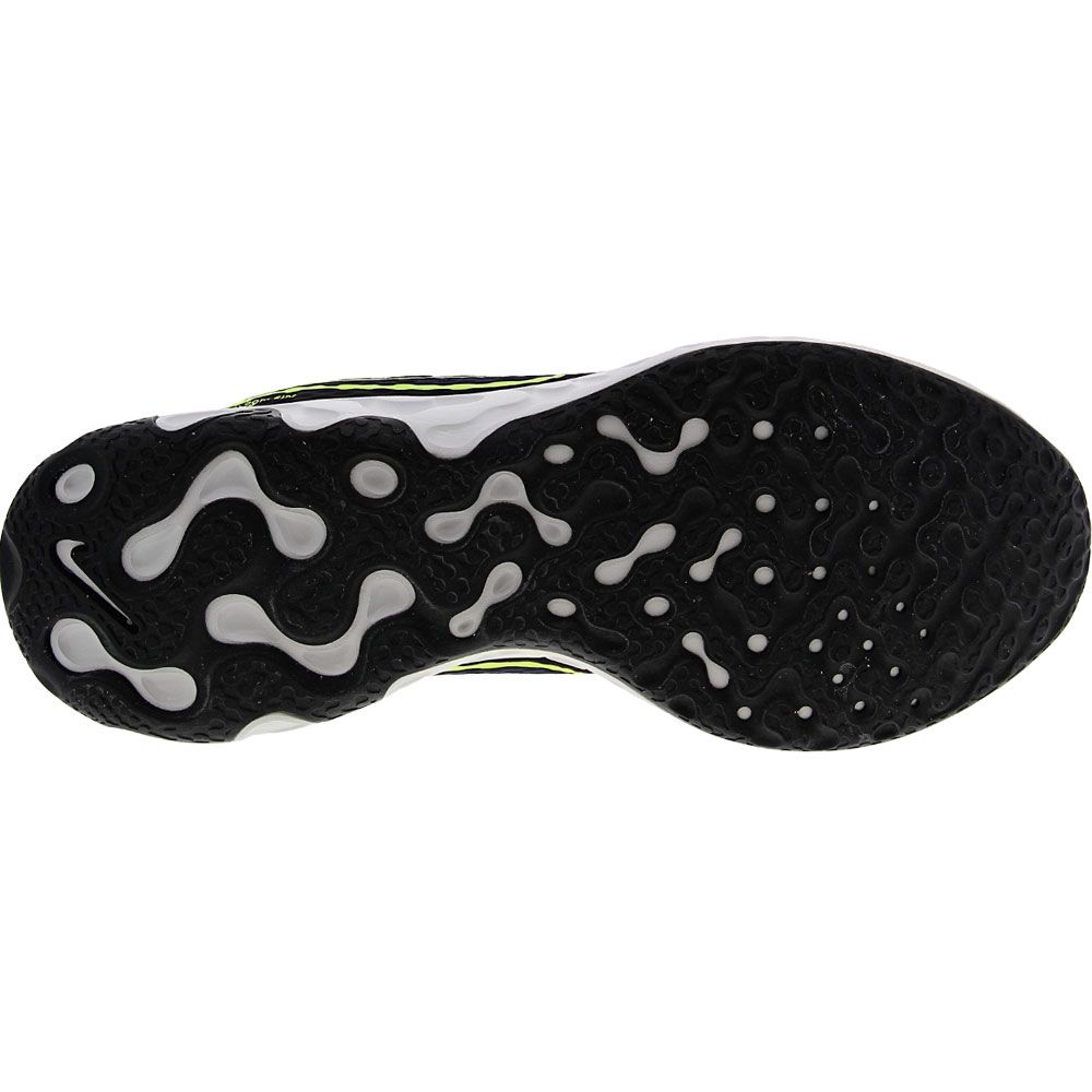 Nike Renew Ride 2 Running Shoes - Mens Black Black White Sole View