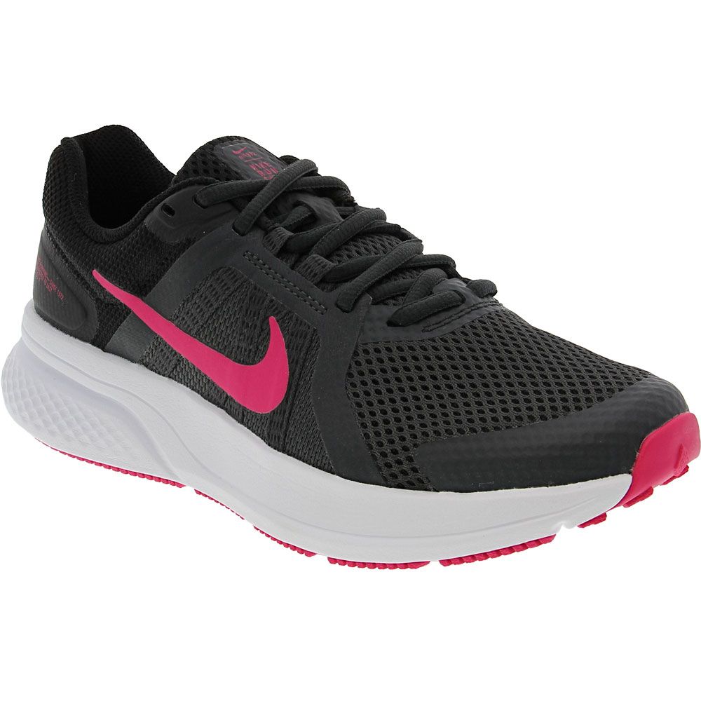Nike Run Swift 2 Running Shoes - Womens Dark Smoke Grey Fireberry Black