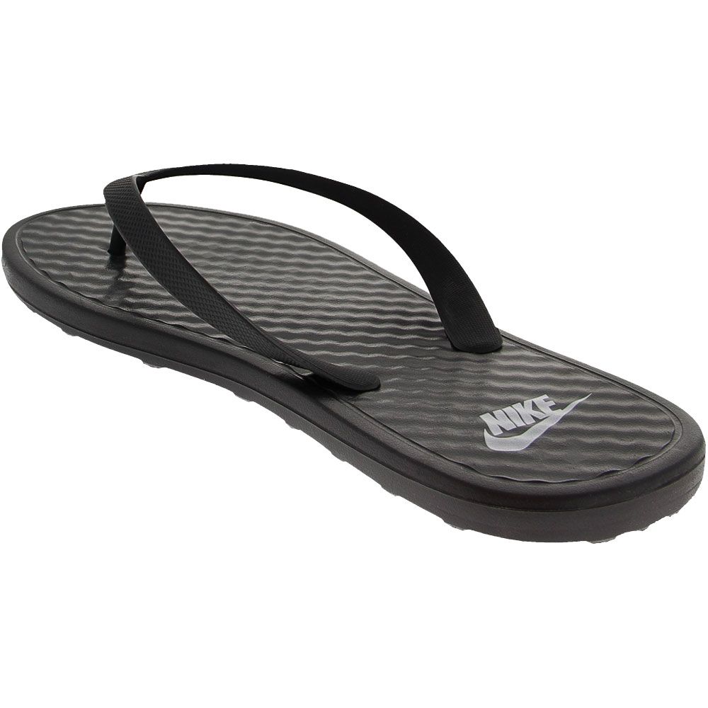 Nike Nike On Deck Water Sandals - Mens Black Black Grey Back View