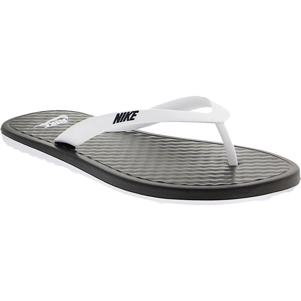 Nike On Deck Womens Flip Flop Sandals - Womens White Black