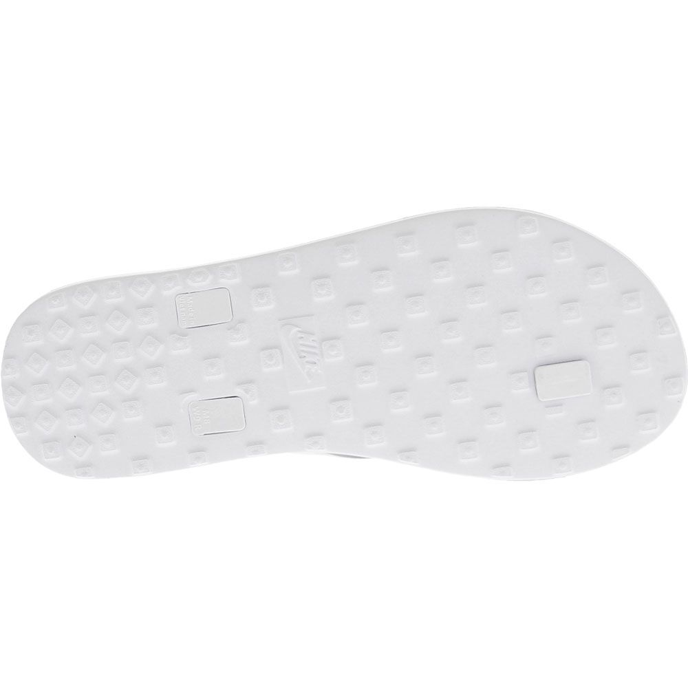 Nike On Deck Womens Flip Flop Sandals - Womens White Black Sole View