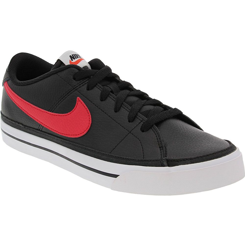 Nike Court Men's Legacy Skate Shoes  Black Red White