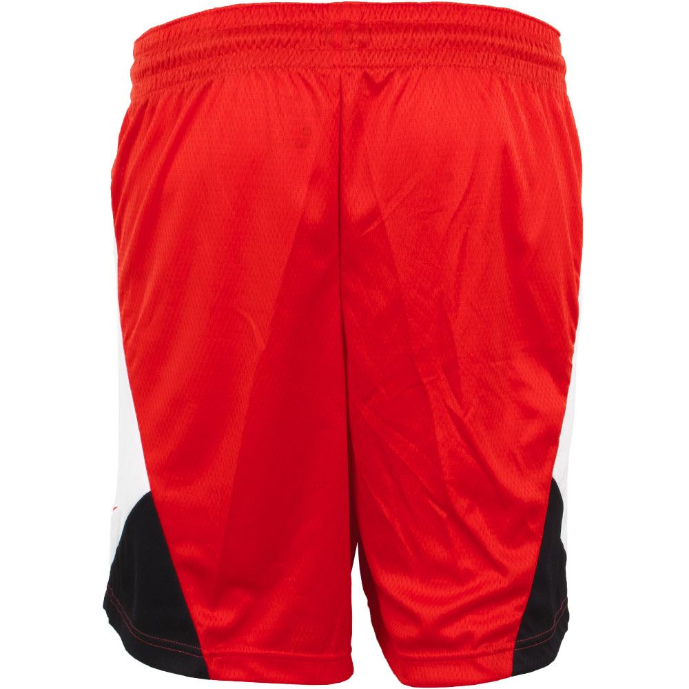 Nike DriFit Rival Basketball Shorts - Mens Red White Black View 2