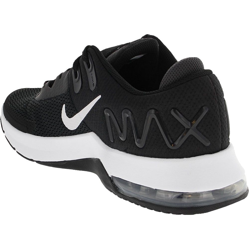 Nike Air Max Alpha Trainer Training Shoes - Mens Black White Anthracite Back View