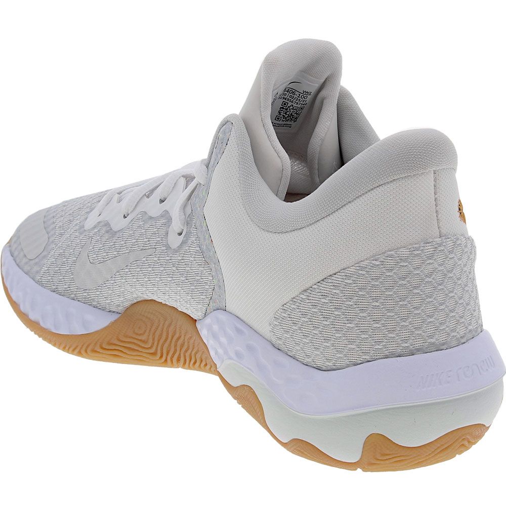 Nike Renew Elevate 2 Basketball Shoes - Mens Summit White Photon Dust Back View