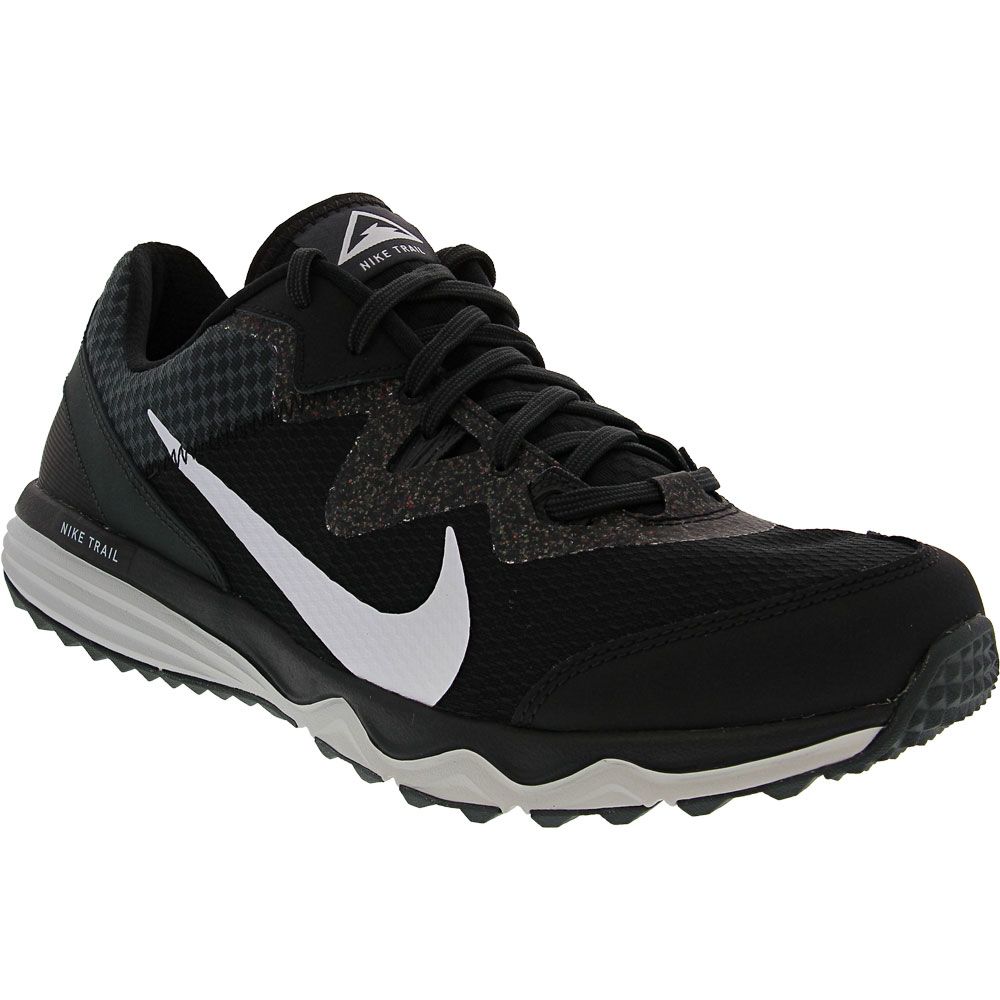 Nike Juniper Trail Trail Running Shoes - Mens Black White Dark Smoke Grey
