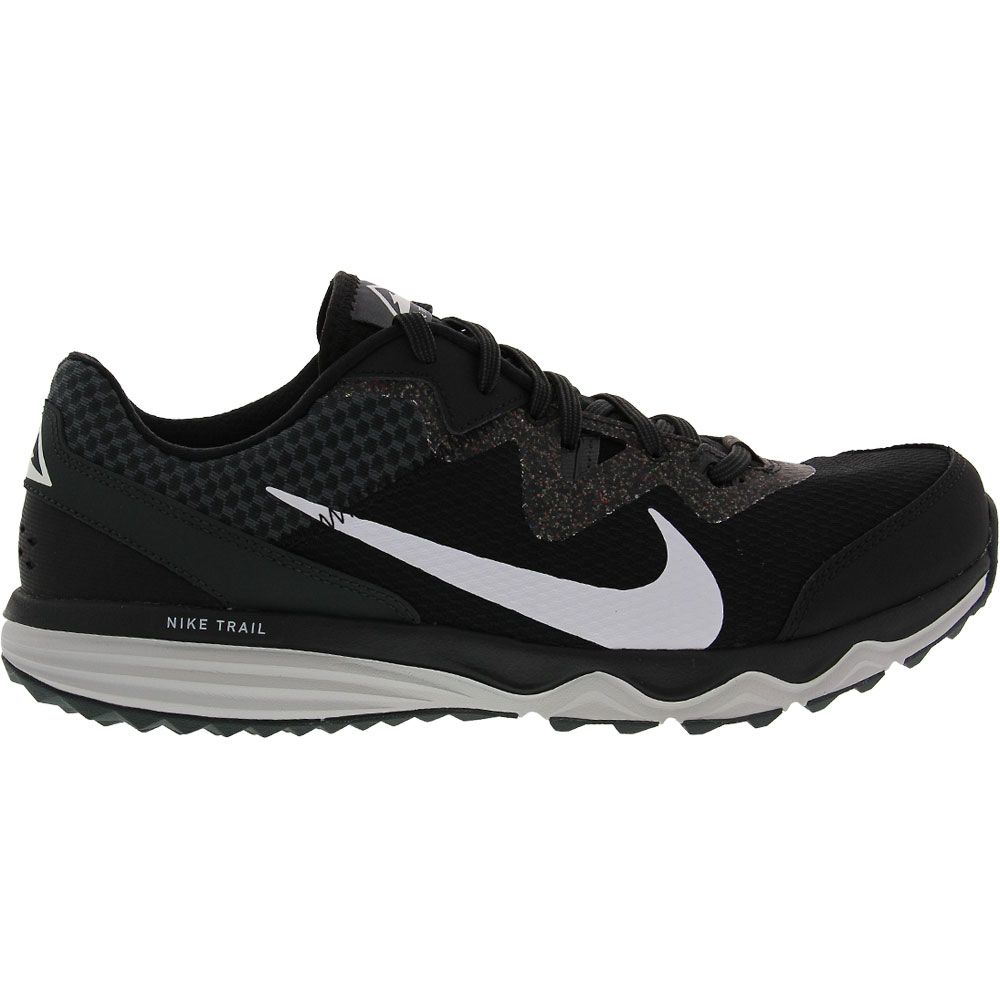 Nike Juniper Trail Trail Running Shoes - Mens Black White Dark Smoke Grey