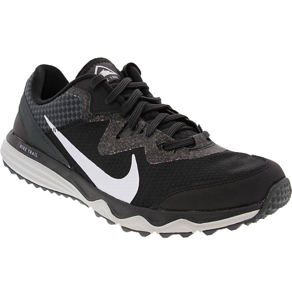 Nike Juniper Trail Trail Running Shoes - Womens Black White Dark Smoke Grey