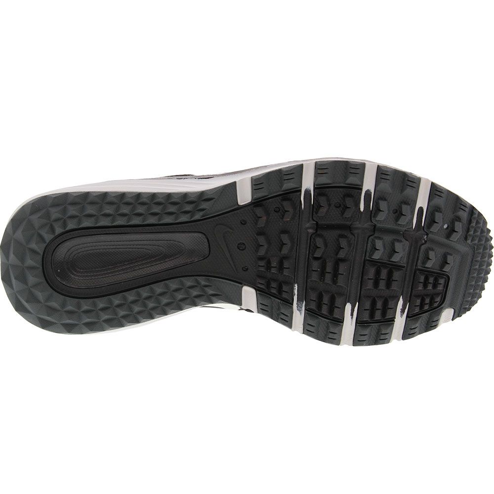 Nike Juniper Trail Trail Running Shoes - Womens Black White Dark Smoke Grey Sole View
