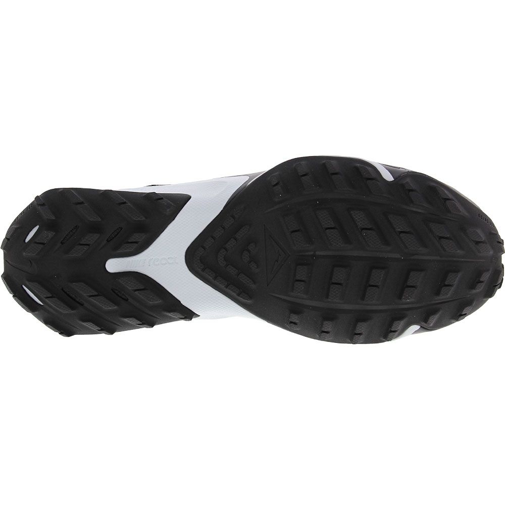 Nike Air Zoom Terra Kiper 7 Trail Running Shoes - Mens Black Pure Platinum Anthracite Sole View