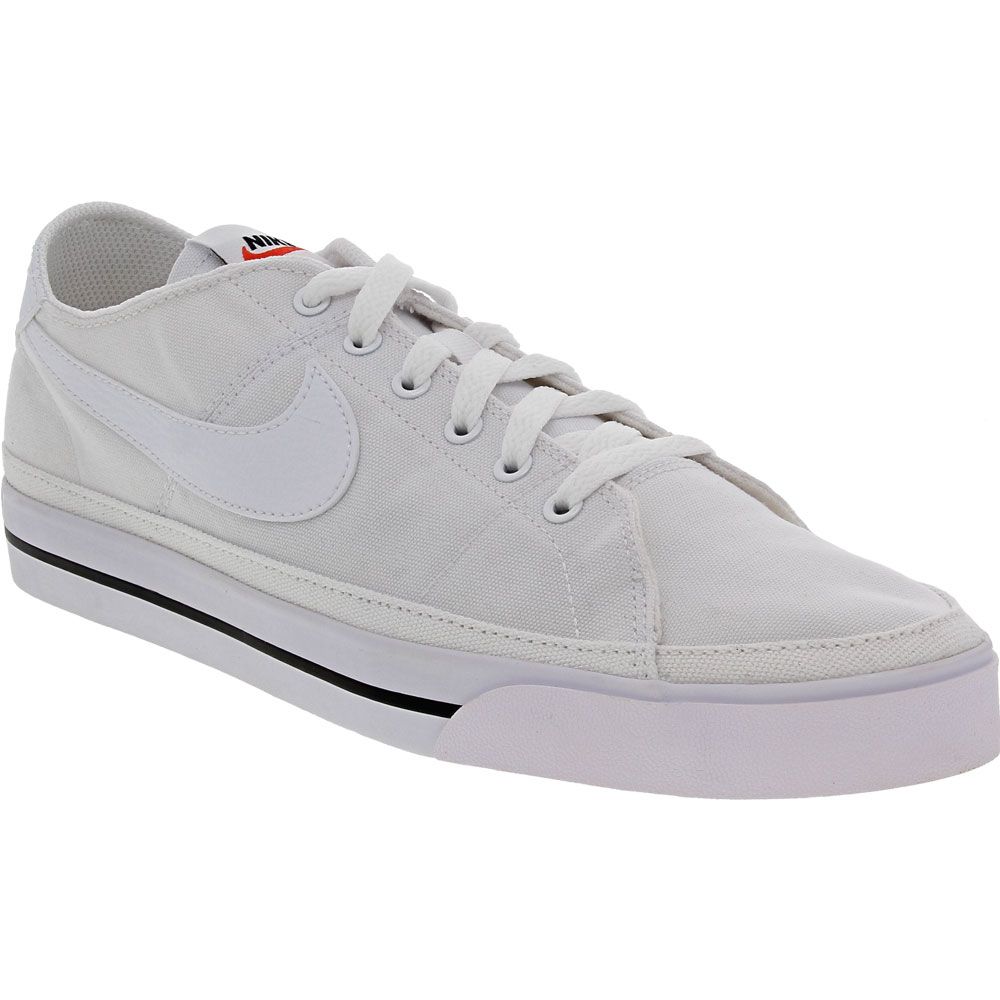 Nike Court Legacy Canvas Lifestyle Shoes - Mens White