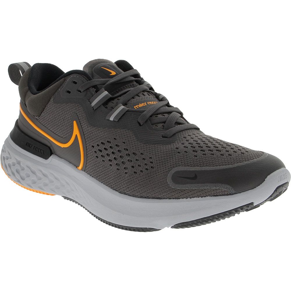 Nike React Miler 2 Running Shoes - Mens Dark Cinder
