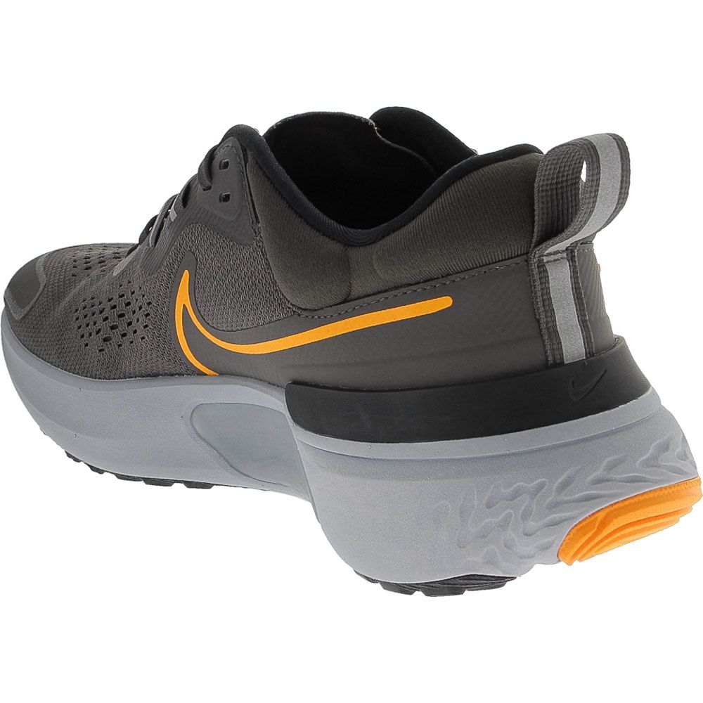 Nike React Miler 2 Running Shoes - Mens Dark Cinder Back View