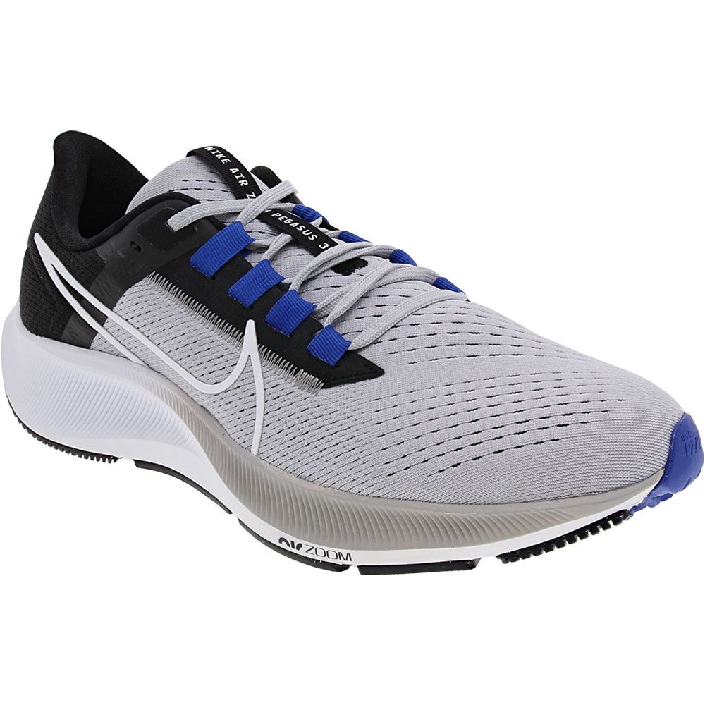Nike Air Zoom Pegasus 38 Running Shoes - Mens Wolf Grey White Black