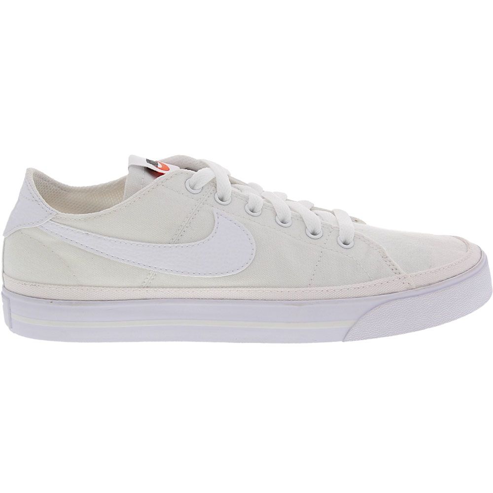 Nike Court Legacy Canvas Skate Shoes - Womens White