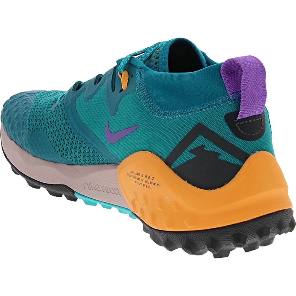 Nike Wildhorse 7 Trail Running Shoes - Mens Mystic Teal Smoke Grey Back View