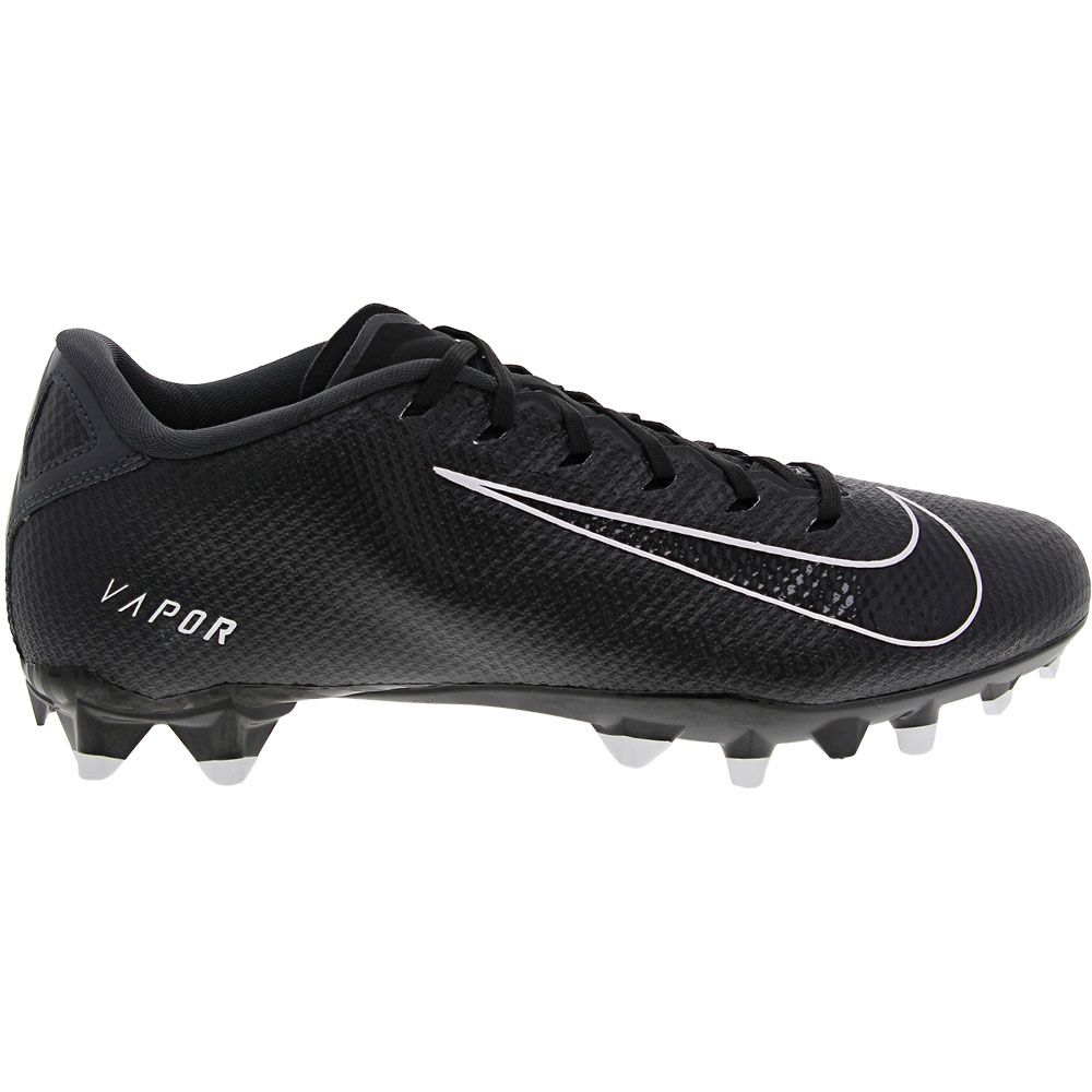 Nike football cleats 2025 black and white