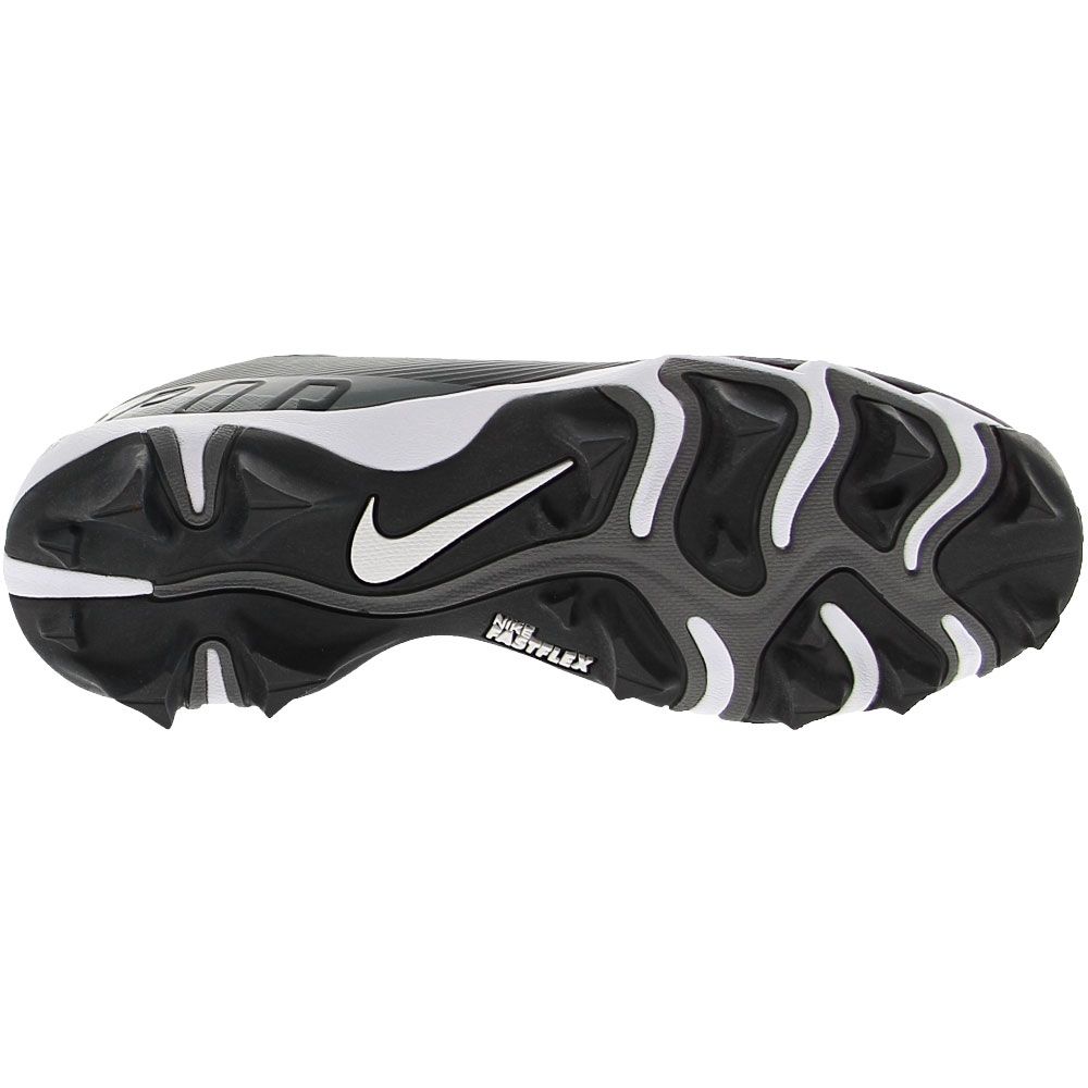 Nike Vapor Ultrafly 3 Key B Baseball Cleats - Boys Black White Sole View