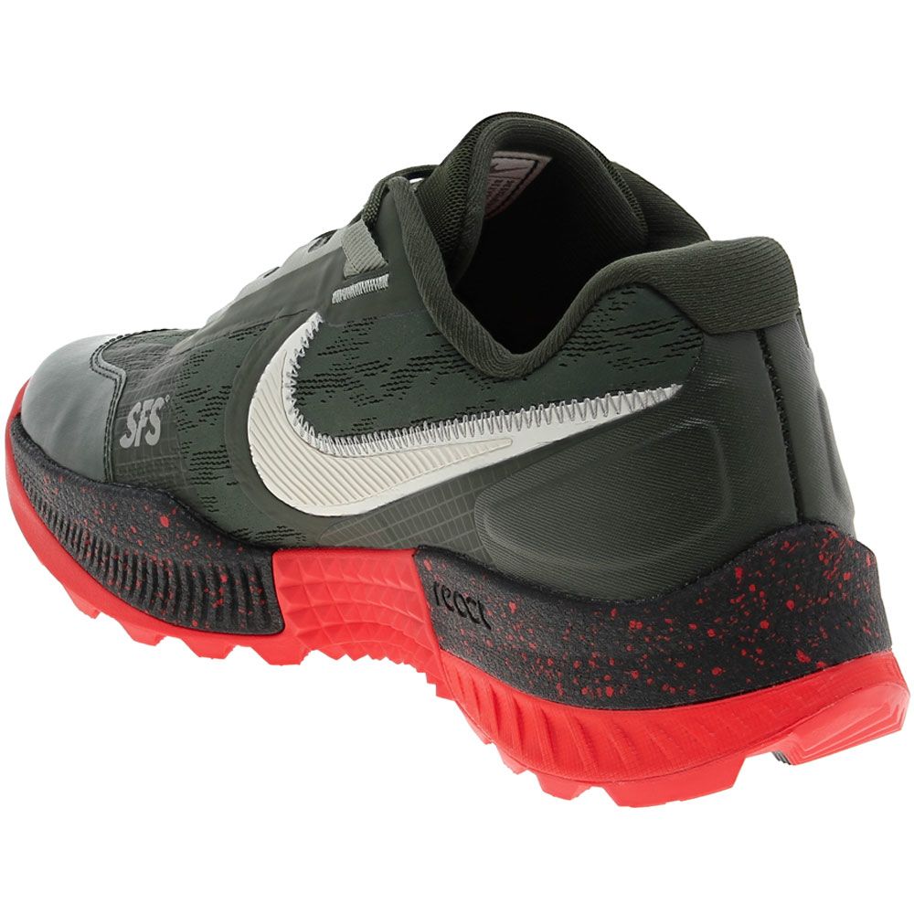 Nike React SFB Carbon Low Casual Walking Shoes - Mens Sequoia Light Bone Black Back View