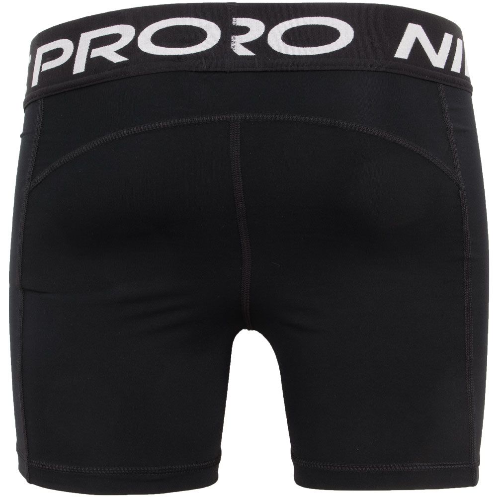 Nike Pro 365 5 Inch Shorts - Womens Black Grey View 2