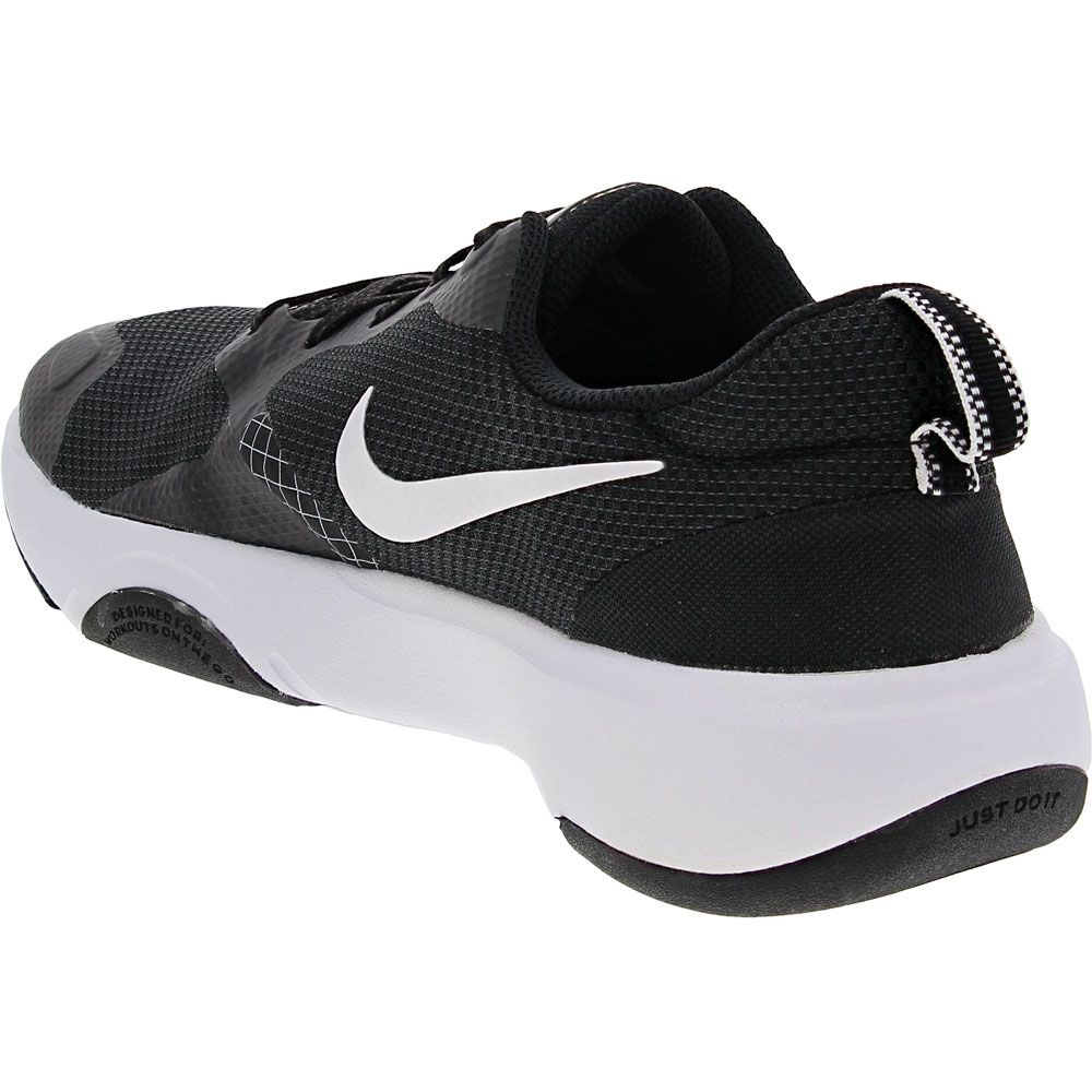 Nike City Rep TR Training Shoes - Mens Black White Dark Smoke Grey Back View