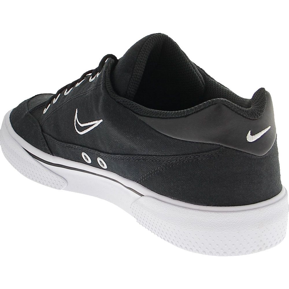 Nike Retro GTS Skate Shoes - Mens Black White Back View