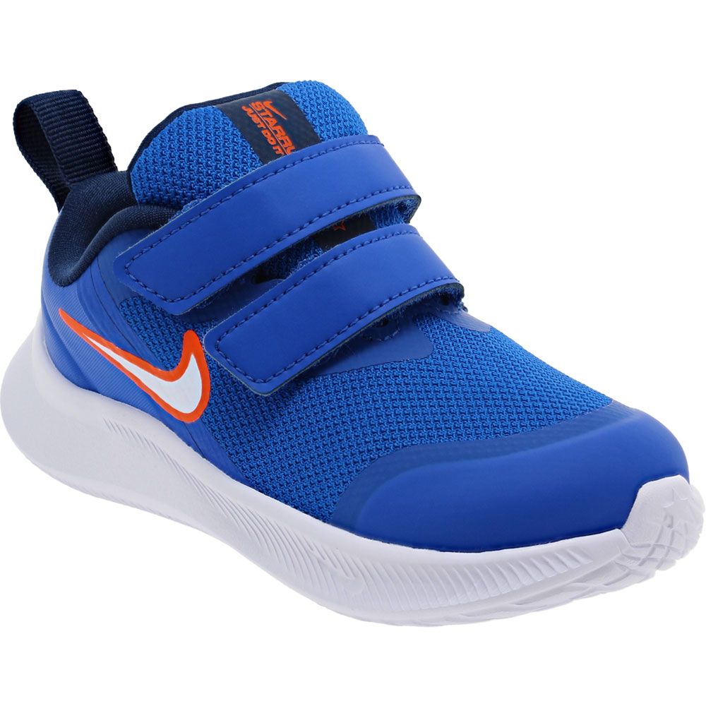 Nike Star Runner 3 Athletic Shoes - Baby Toddler Royal Blue Orange