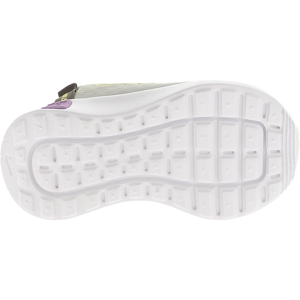 Nike Reposto Td Athletic Shoes - Baby Toddler Grey Lilac Lemon Sole View