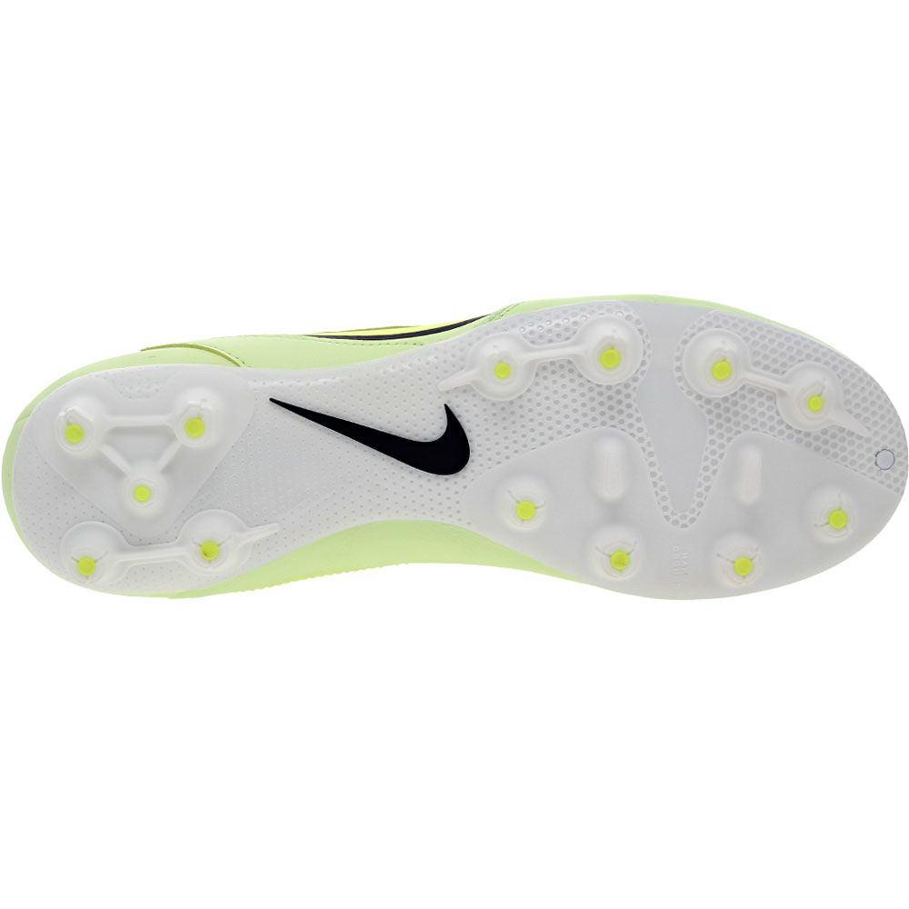 Nike Tiempo Legend 9 Academy HG Outdoor Soccer Cleats - Mens Volt Grey Sole View