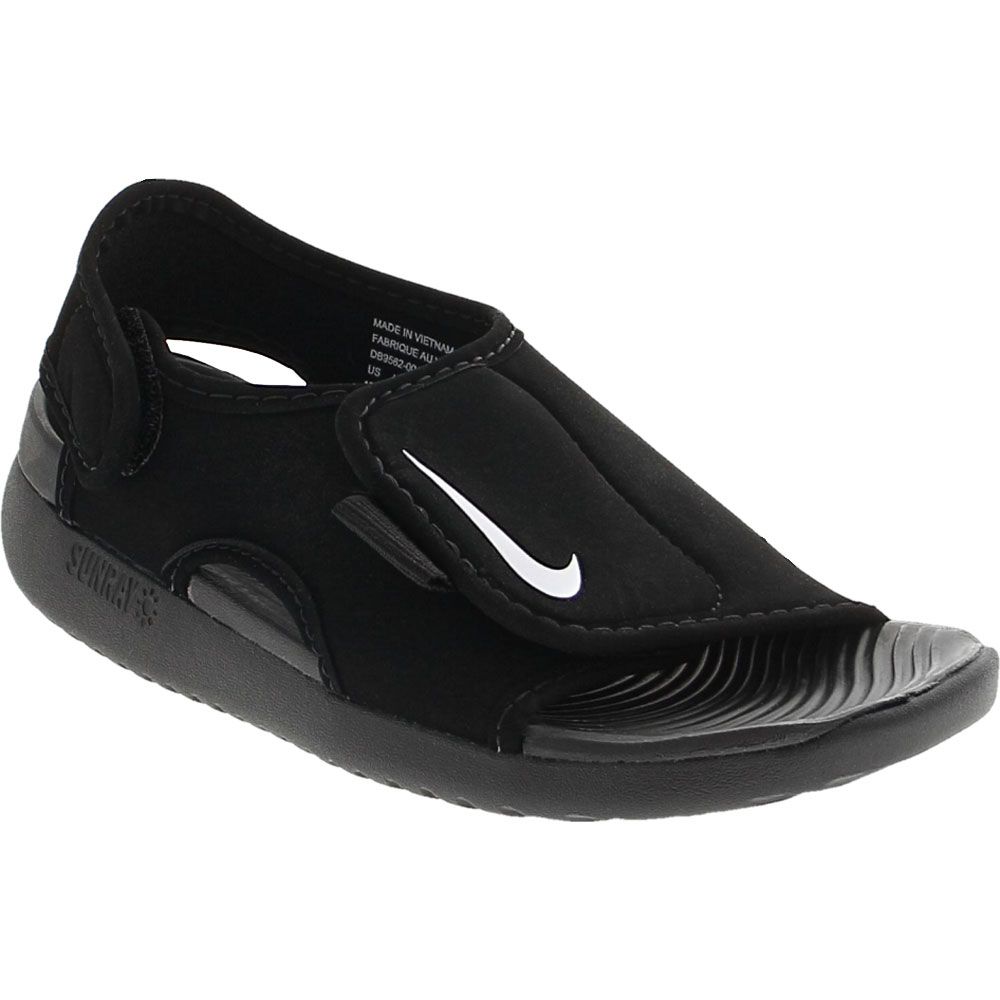 Nike Sunray Adjust 5 V2 Kids Water Sandals Black White