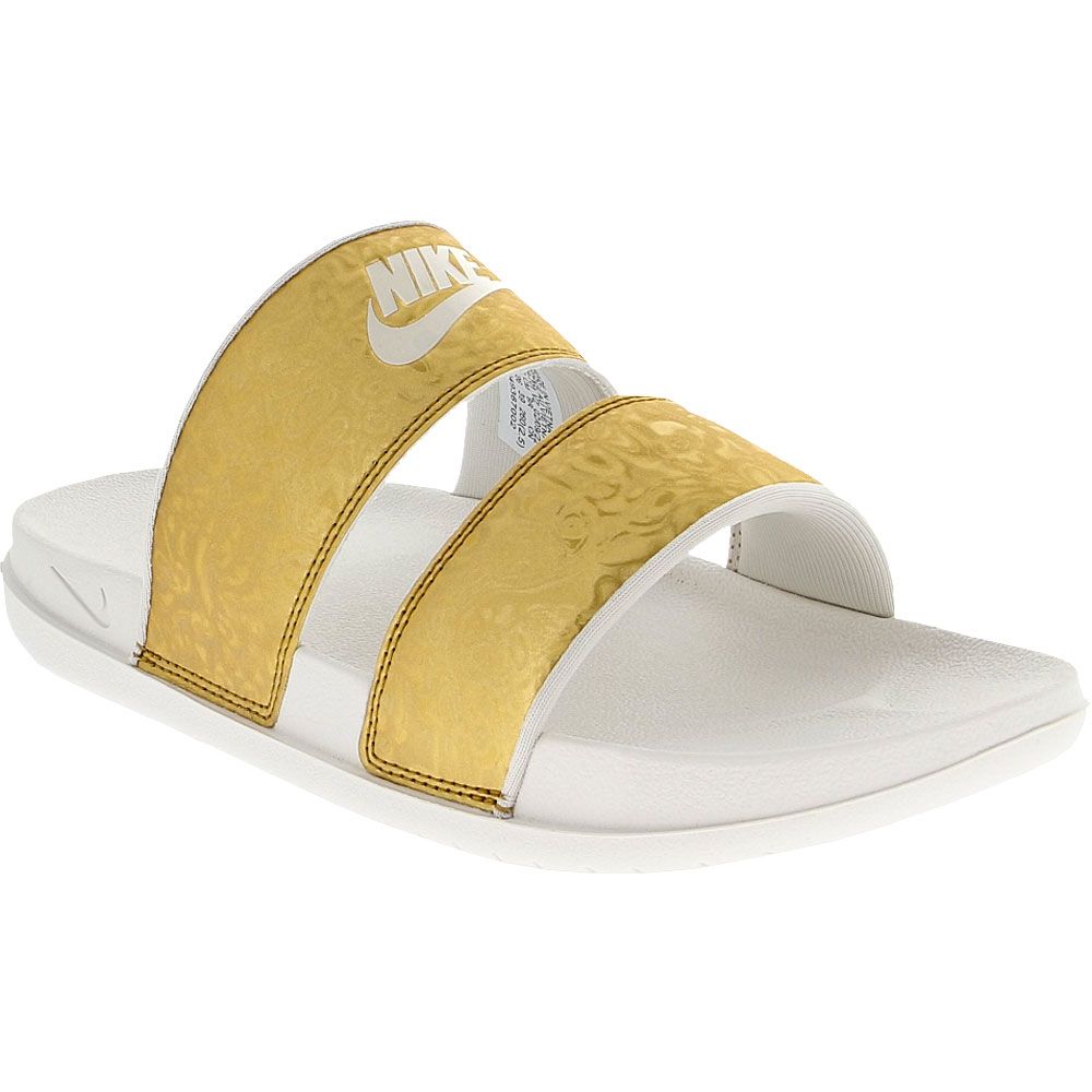 Nike Offcourt Duo Slide Sandals - Womens Yellow Black White