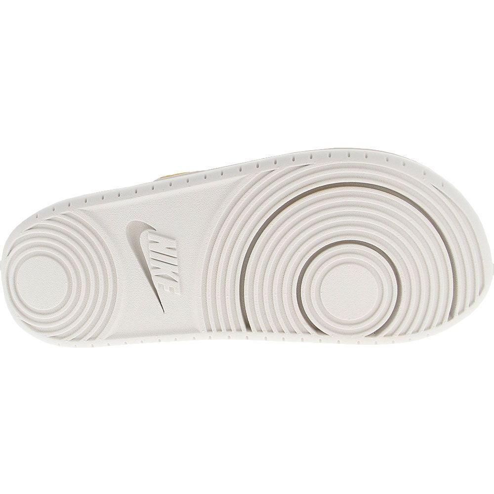 Nike Offcourt Duo Slide Sandals - Womens Yellow Black White Sole View