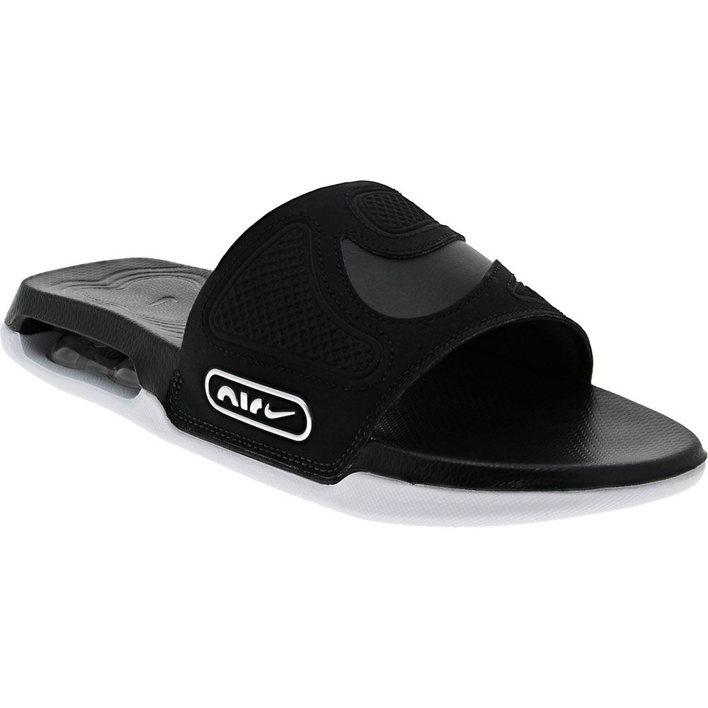 Nike Air Max Cirro Slide Sandals - Mens Black Silver White